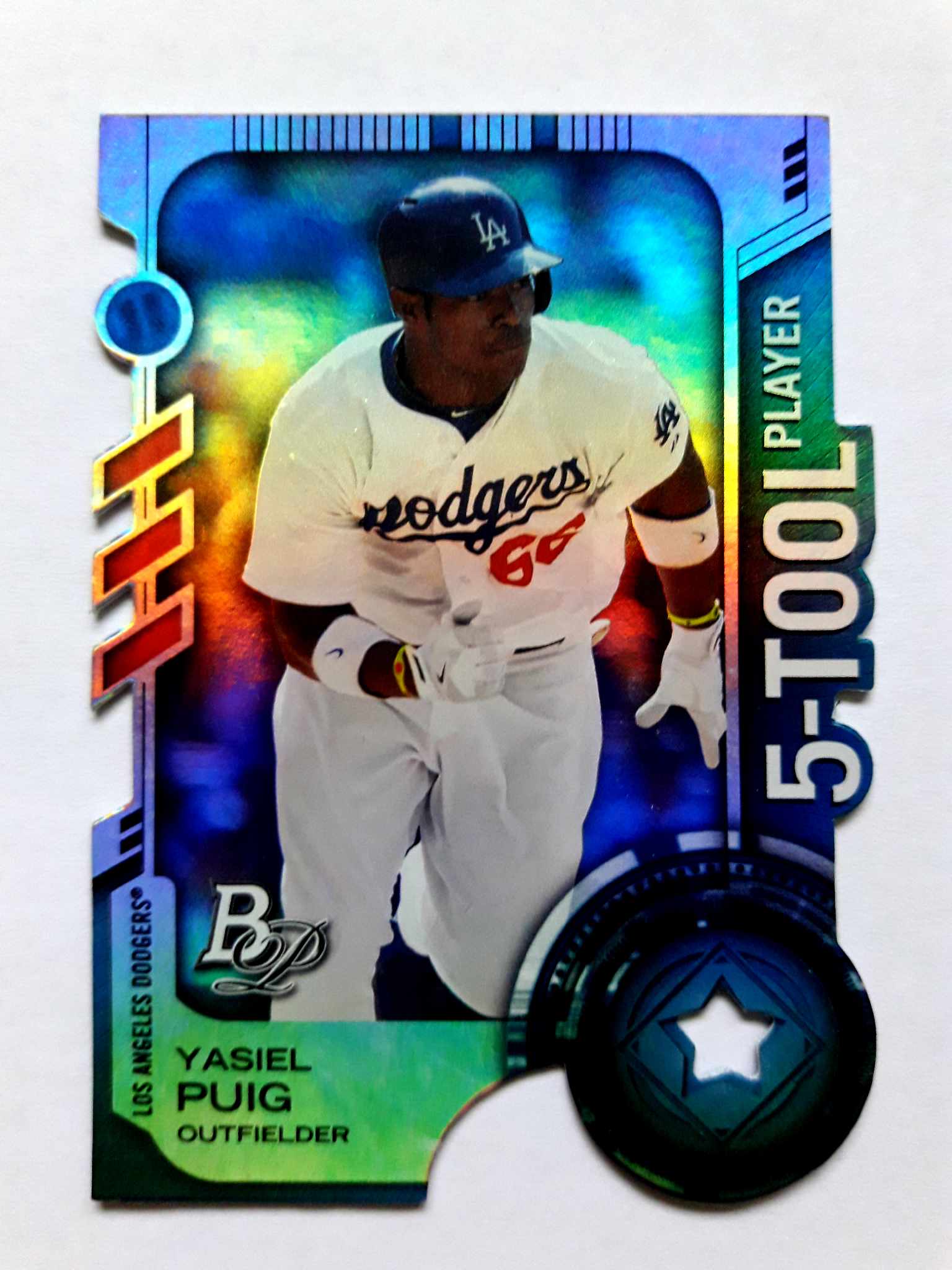 2014 15 Topps BL 5 Tool Player DieCut Yasiell Puig HOBIKAARDID